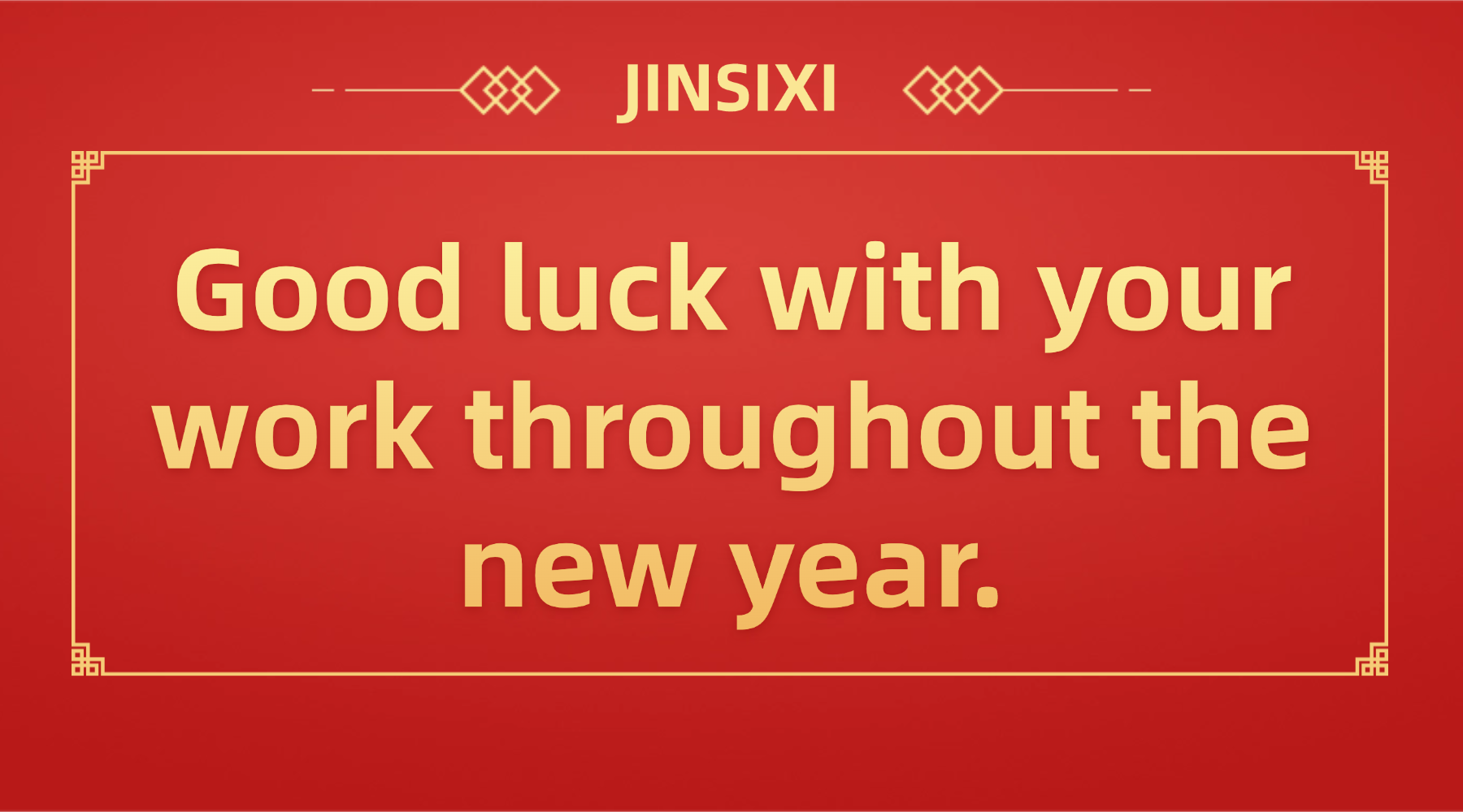 Jinsixi está feliz em começar a trabalhar e criar brilho juntos